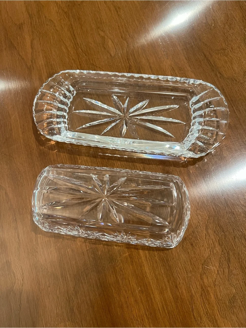 Crystal Butter Dish